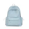 New trendy fashion simple solid color high value nylon going out travel leisure backpack