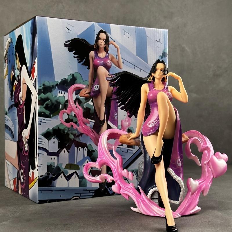 Anime Figure One Piece Boa Hancock Sitting Pose Pvc Model Collectible Statue Desktop Decoration For Anime Collectors