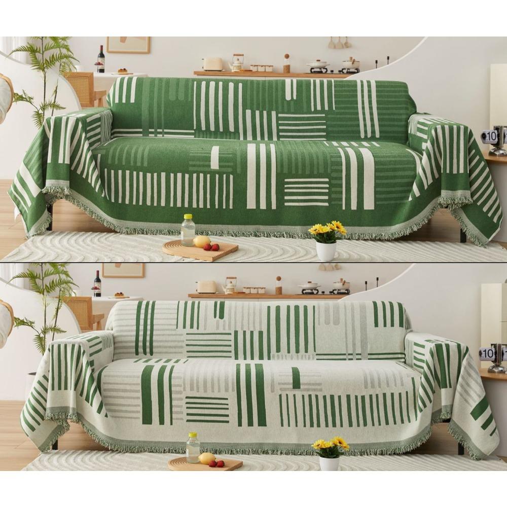 

INS Style Double-Sided Chenille Sofa Towel Washable Four Seasons Universal Non-Slip Sofa Cover Sofa Cover Towel 180*130