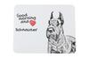Schnauzer I - Mouse Pad with Print, Personalized Dog-themed Mouse Pad, Unique Gadget for an Office Worker by Art-Dog Brand
