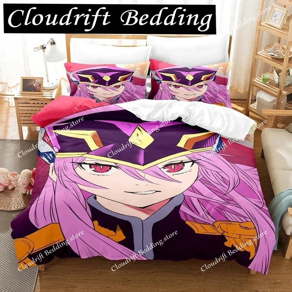 3D Anime Chained Soldier Bedding Set Single Twin Full Queen King Size Bed Set Adult Boy Bedroom Duvet Cover Sets Home Textiles