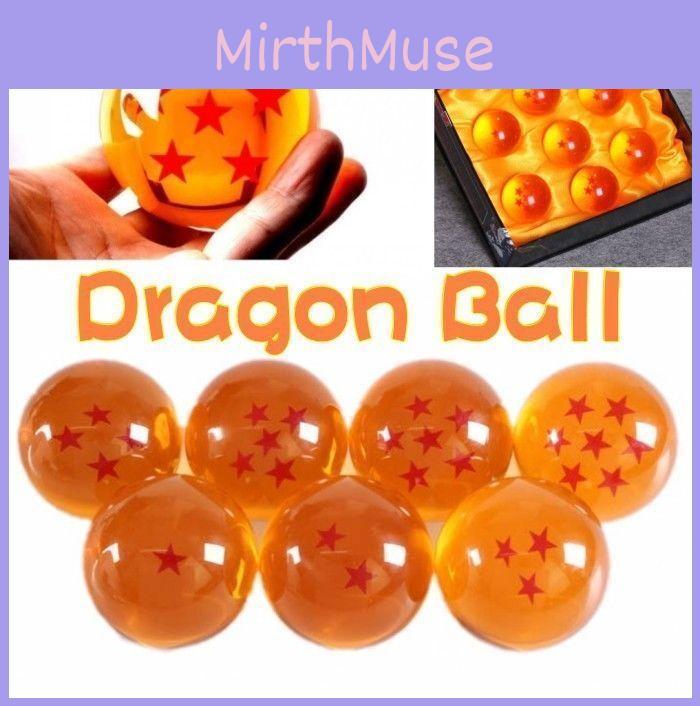 Dragon Ball Akryl Tecknad Hängande Prydnad Present Set Orange Färg Logotryck Tillgängligt