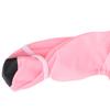 Dog Raincoat with Boots Leash Hole 4 Legged Lightweight Water Proof Dog Rain Jacket Pink M