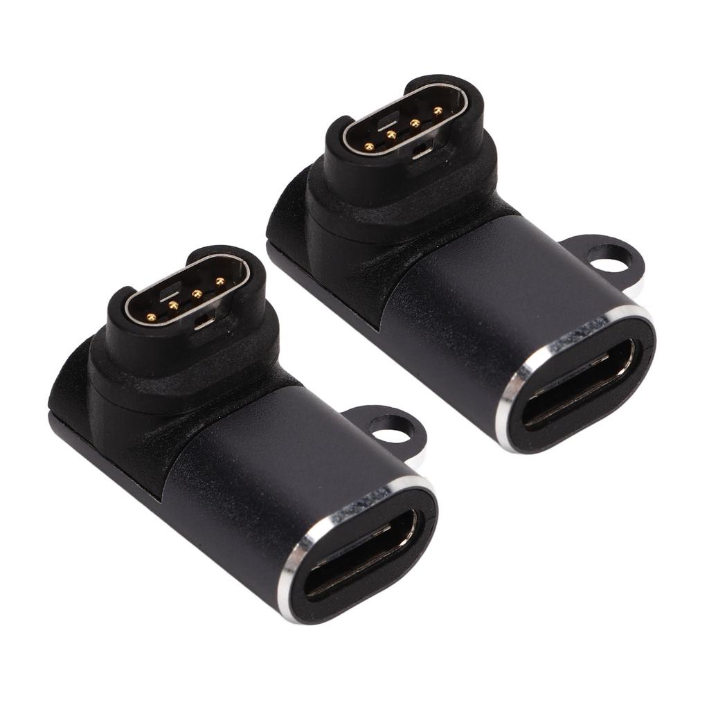 2pcs For Garmin To Type C Female Adapter Professional Mini USB C Adapter for Garmin Smart Watch