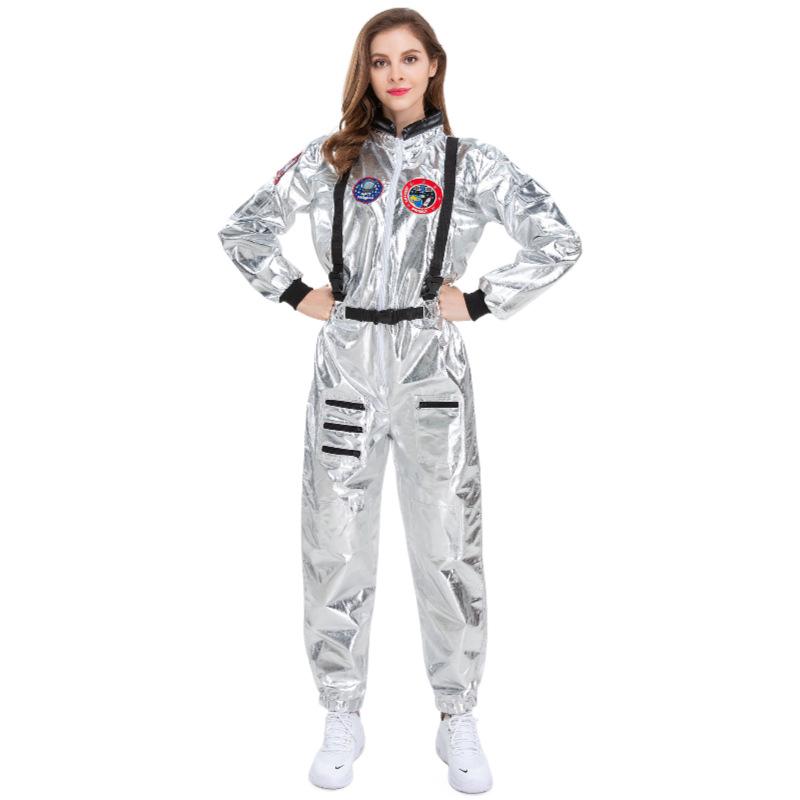 Women's Astronaut Jumpsuit: Wandering Earth Style Halloween Costume