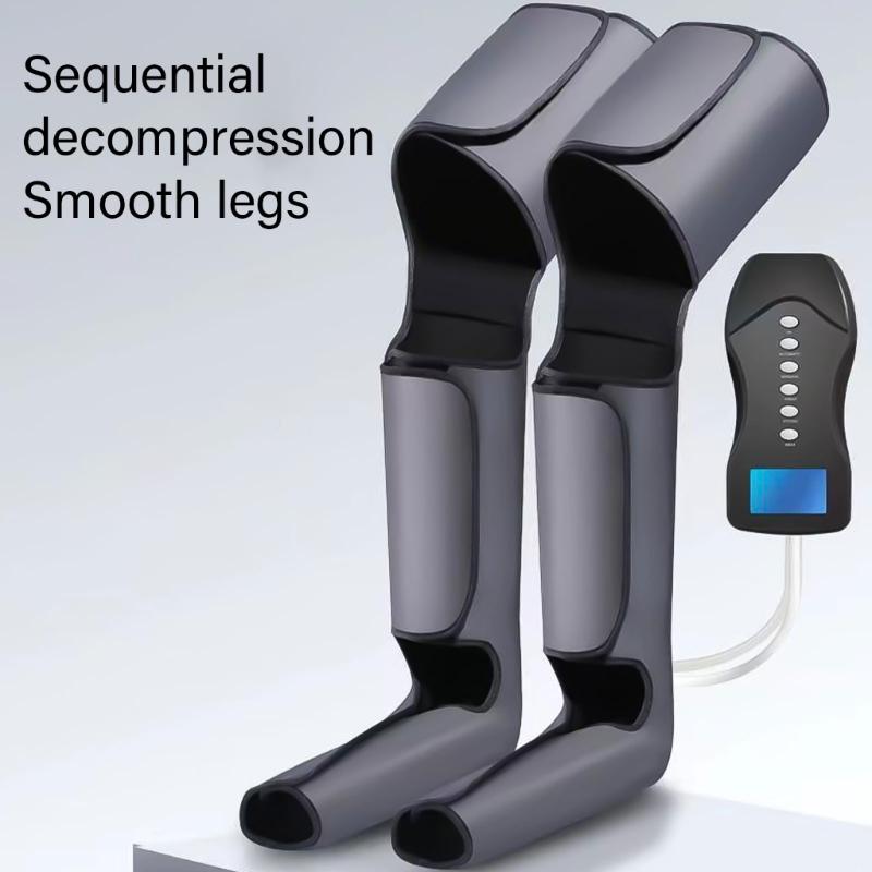 Leg Massager with Air Compression Foot Calf Thigh Knee Massager Easy to Use Leg and Foot Massager for Swollen Legs