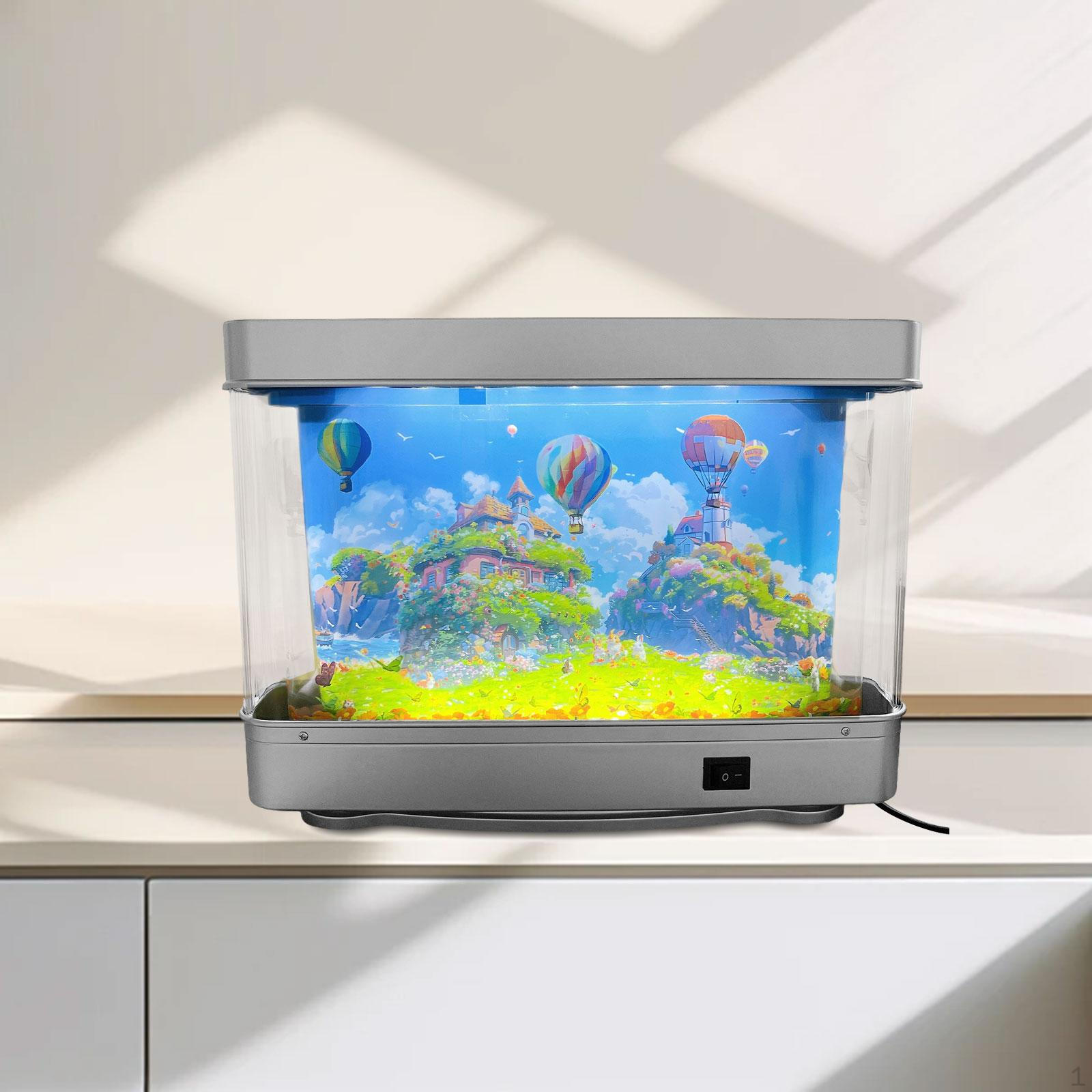 

Artificial Aquarium Lamp Fake Fish Tank Decorative Modern Light LED Night