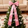Christmas Tree Topper Bow Giant Home Decor 45x18inch Bow Ornaments Christmas Tree Topper For Outdoor Window Wall Door Living