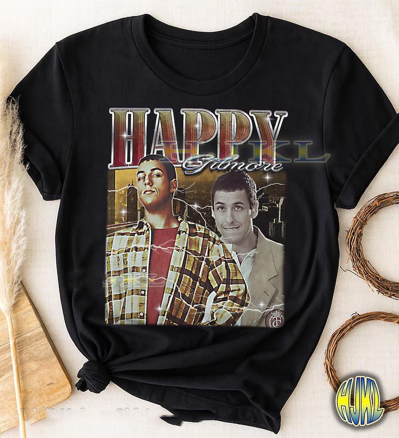 Горячая футболка Хэппи Гилмор Классическая футболка s-5xl Футболка 90-х Классическая унисекс футболка S