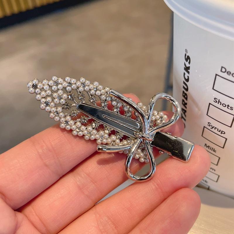 2/3/4/6 sztuk octanu makijaż spinki do włosów koreańska moda złoty biały brokat spinka do włosów nakrycia głowy dziewczyny kobiety akcesoria do włosów