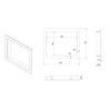 Frame for LUCY 12 Insert Flange Width: 60mm