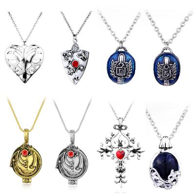 The Vampires Necklace Vintage Katherine Pendant Earring Fashion Movie Jewelry Cosplay Bracelet for Women Wholesale