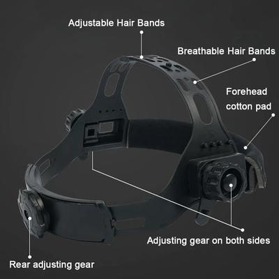 130°C Heat Resistant Welding Helmet, Auto-Darkening Mask with Large True Color Lens, Solar Powered for Full Protection & Comfort