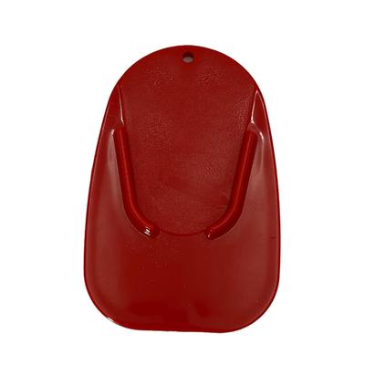 Yamashiro YK-054RD Side Stand Pad for Motorcycles, Side Stand Plate, Parking, Stable, Fall Prevention, Ground Protection, Made by Yamashiro, Red