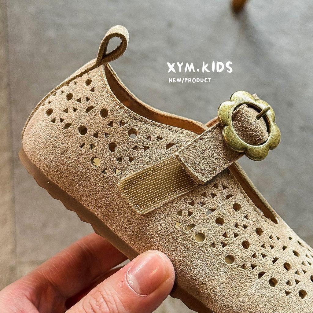 2026 Spring/Summer Kids' Retro Korean Style Soft Sole Princess Shoes