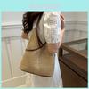 Chic Retro Woven Bucket Bag Spacious Everyday Tote Bag For Women In Classic Colors