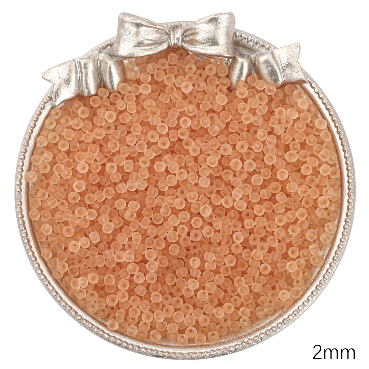 

Прозорі матові чеські скляні намистини Розсипний бісер для виготовлення ювелірних виробів своїми руками, шиття одягу, бісеру, аксесуарів A32 2mm 660pcs