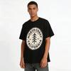 North Coast California Tree Print Casual Tee Est 2025 Pure cotton T-shirt