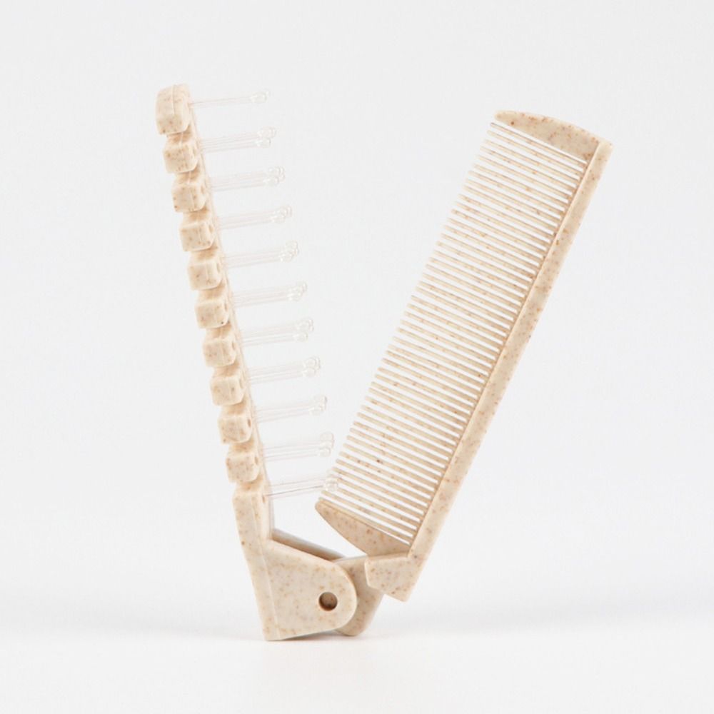 4pcs Oil Head Folding Pocket Combs Hair Brush Hairdressing Combs Portable Hair Comb  Man Women