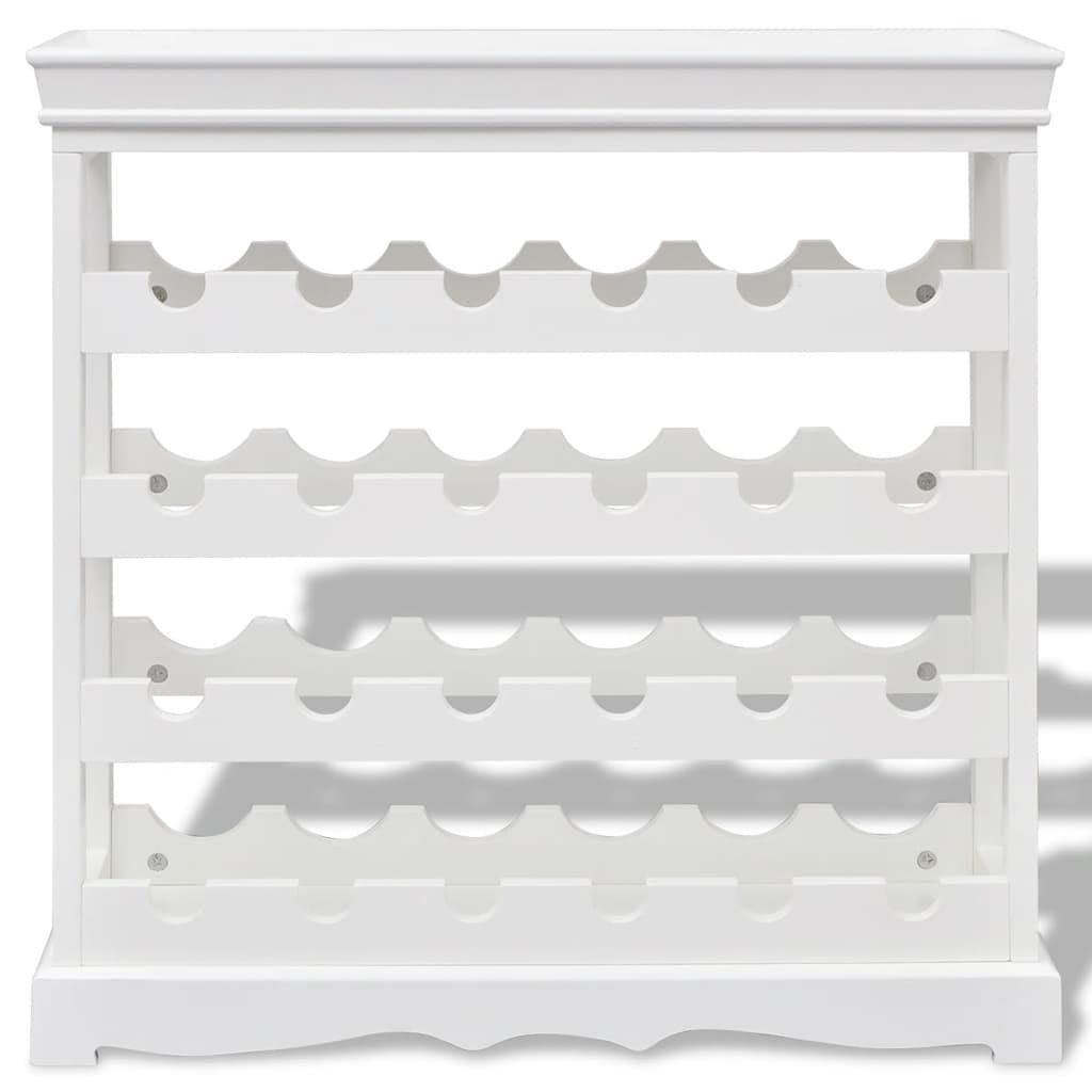 vidaXL Weinschrank Abreu Weiß