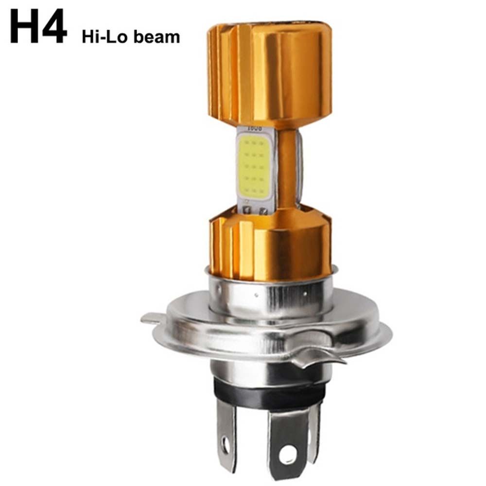 Lighting Motor HeadLamp Moped Motorcycle Headlight Car LED Bulb COB Fog Light Hi/Lo Beam Light