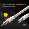 Rechargeable Electric Drill and Screwdriver with Soft Shaft and Universal Adapter