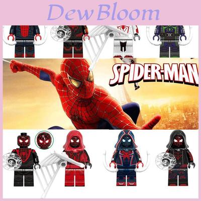 G0120 Bloques de Construcción de Superhéroes Traje de Spider-man Gran Responsabilidad Con Capa Roja