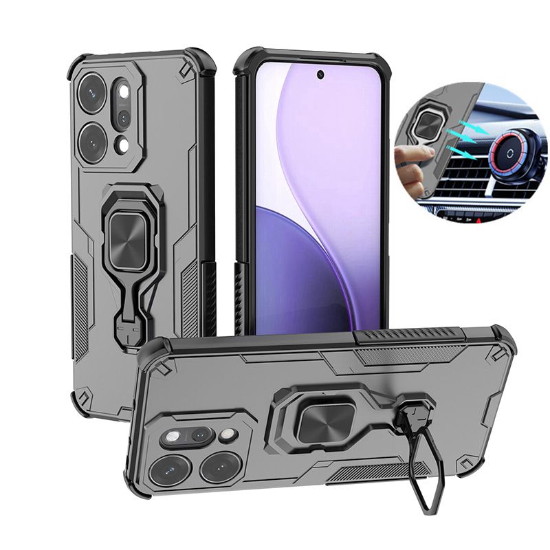 Armor Funda Für OPPO Reno 14 Reno14 Pro 5G Kameraobjektiv Armor Handyhülle Für Reno 14 Pro Auto Magnetische Halterung Ring Hülle