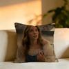 Hot Actress MMaya Hawke Square DoubleSided printed Pillow Case Bedroom Bedside Pillow Sofa Cushion Cover