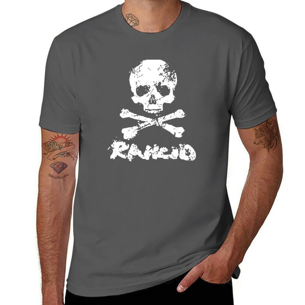 Rancid Punk Rock T-Shirt T Shirt Men 100% Cotton Luxury Brand T Shirt Man Luxury T Shirts for Man Graphic Vintage T-Shirt