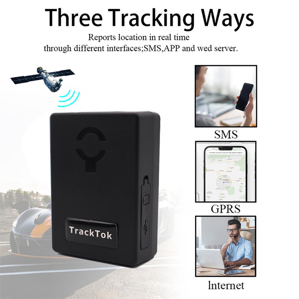 CY02A Magnetic Mini Car Tracker GPS Real Time Tracking Locator Device Magnetic GPS Tracker Real-time Vehicle Locator 3000mAh