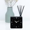 Desktop Clock   Quiet Movement Metal Desk Clock Ornament for Bedroom Bedside Living Room Home