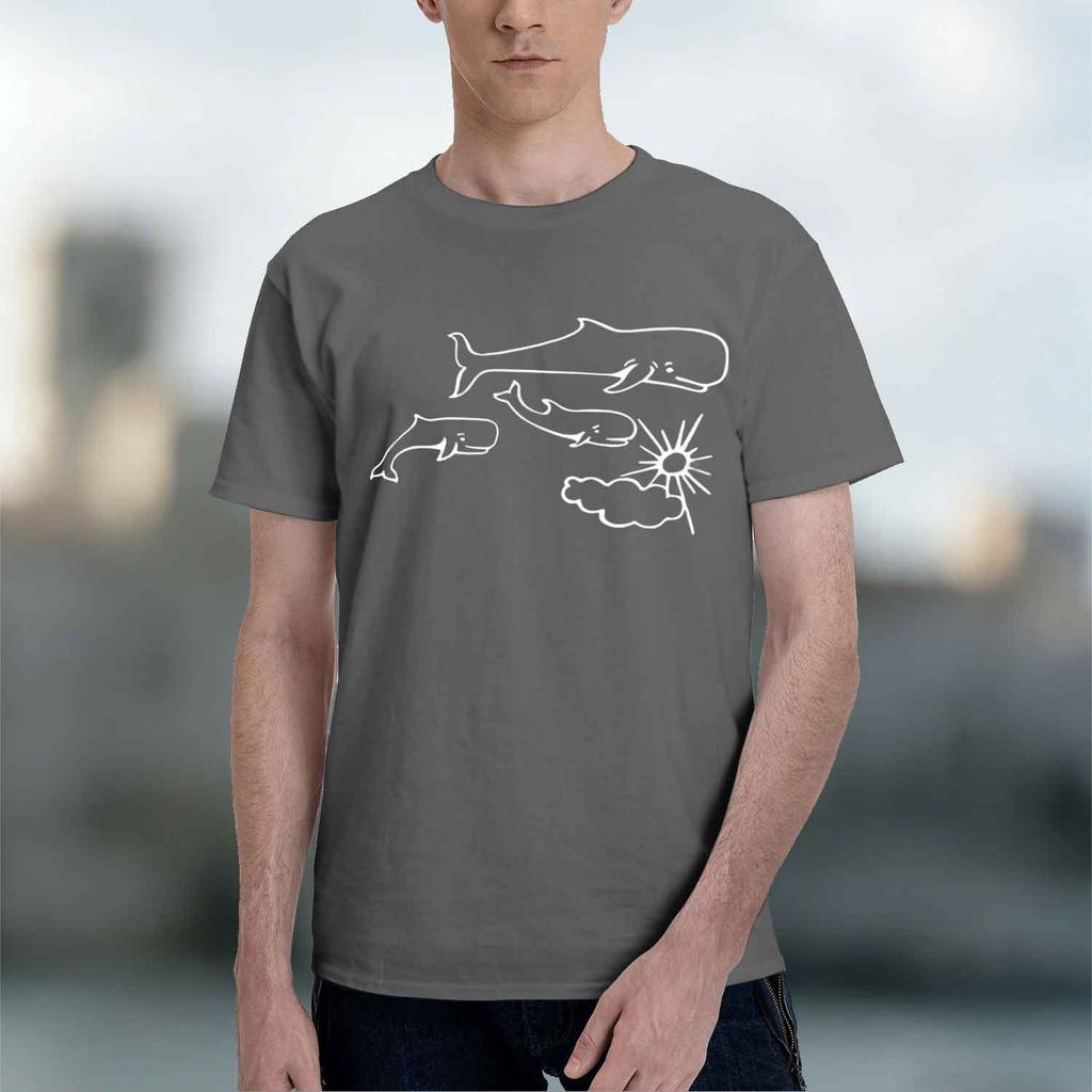 2026 New Unisexs Cotton Tee Robe De Extremoduro Whale Sun Graphic Crew Neck Casual Short Sleeve Tshirt