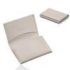 Corale Business Card Genuine Prism Holds 50 Simple and Stylish Women's Holder, Leather, Cards, (Grey Beige)