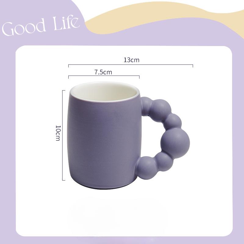Life In Good Life Zhuzhu Cup Creative Mug Souvenir Gift Ceramic Water Cup High Value Gift for Girls