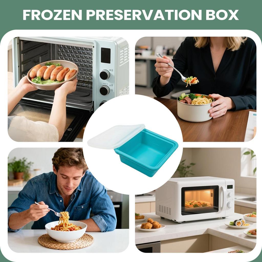 Silicone Soup Freezer Molds 500ml Leakproof Dishwasher Safe Tray Silicone Food Freezer Molds For Home Kitchen Apartment