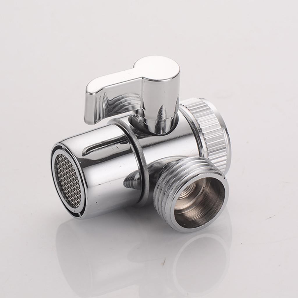 Steel Faucet Diverter Valve Aerator Universal Faucet Connector 1/2 for Shower Hose Garden Hose Portable Washing Machine