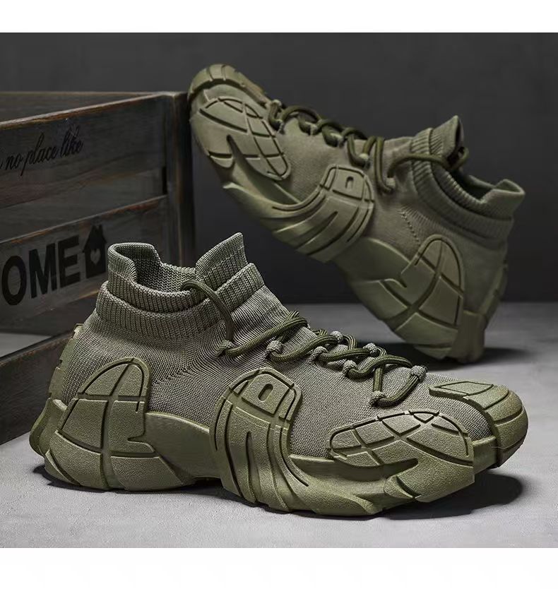 

Кроссовки Дышащая сетка повседневная обувь Легкая обувь из летучей ткани мужская обувь Кроссовки Папины кроссовки 45