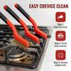 3PCS Double Head Wire Brush Set Mini Size Cleaning Wire Brush  Metal Surface Polishing