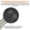 1 Piece 1 Inch To 25/17/20Mm Composite Extension Ball Double Ball Mount Adapter For Ram Mounts Double Socket Arm Accessroeies