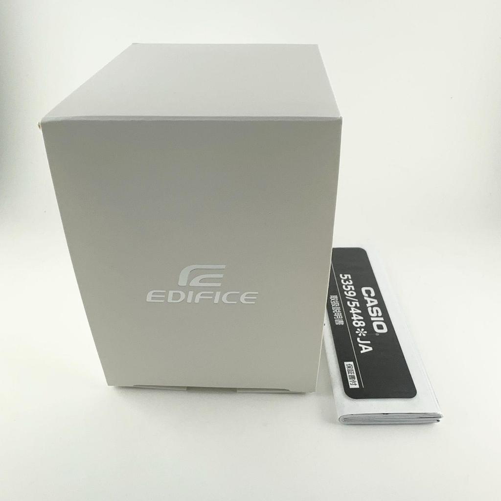 Used New and Unused  CASIO Casio Watch EDIFICE [Domestic Genuine Product] Sapphire Glass Dial White EFR-S108DJ-7AJF Men's Silver