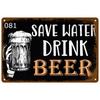 Retro Tin Signs Wall Bar Accessories Bathroom Home Living Room Decor Decorations Items Luxury Metal Signs Vintage Posters Art