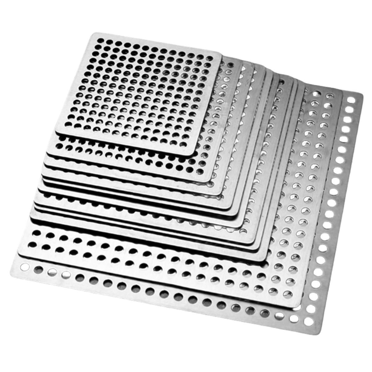 

Keep Drains Clear Square Stainless Steel Shower Drain Hair Filter Cover 7CM