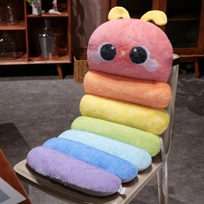 Autumn And Winter Thickened One-Piece Seat Cushion Lazy One-Piece Butt Cushion Office Cat Claw Cushion Caterpillar Plush Chair Cushion