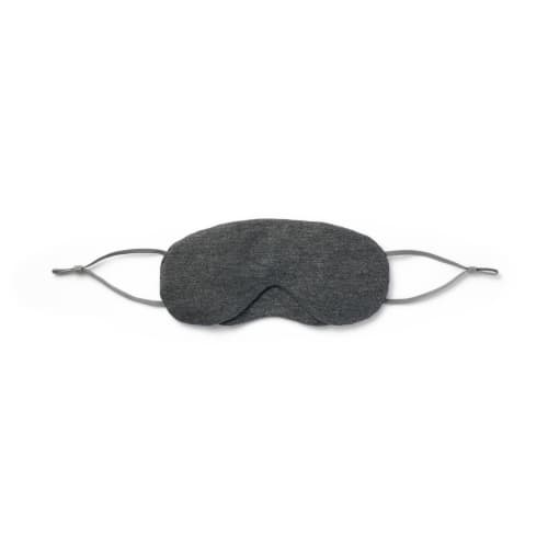 

MUJI Cotton Blend Jersey Portable Eye Mask, Dark Gray, Approx. 9.5 x 20cm, 84475511