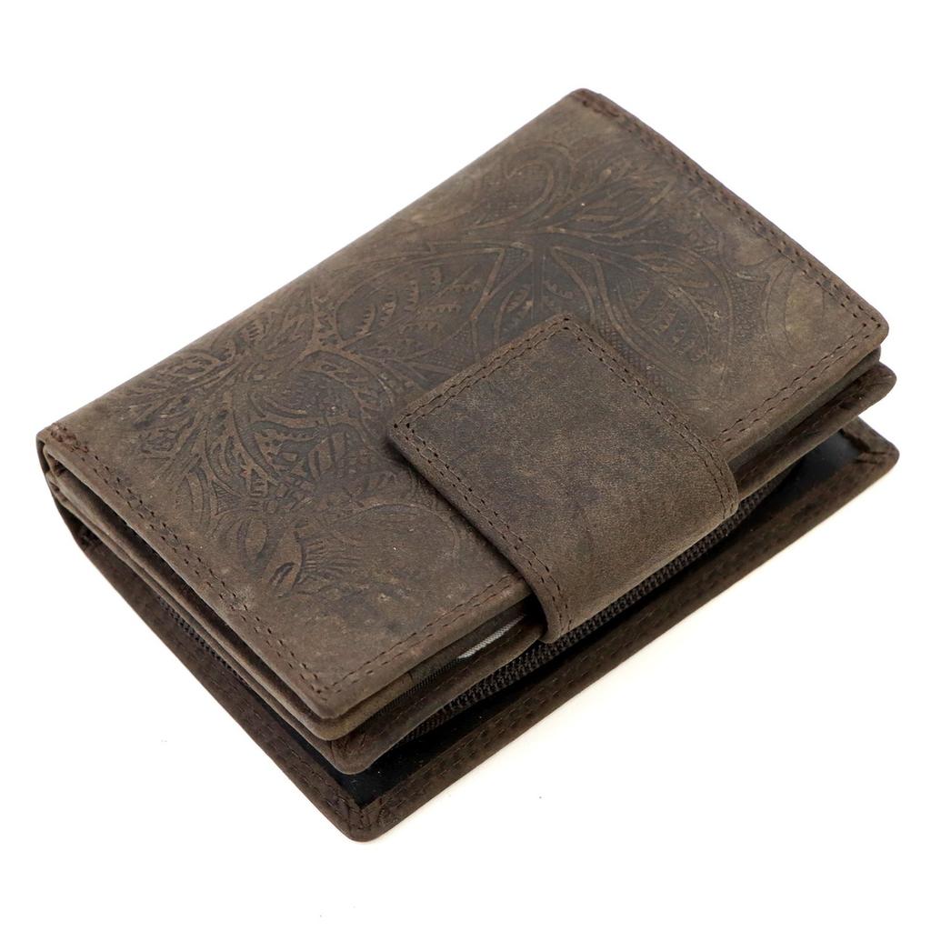 Leder Damen Portemonnaie Gregorio BD02 D09