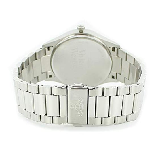 Vivienne Westwood Úložný box na pár hodinek pro muže a stříbrné a světle modré náramkové hodinky VV207BKSLVV246LBLSL pro ženy, [Použité]