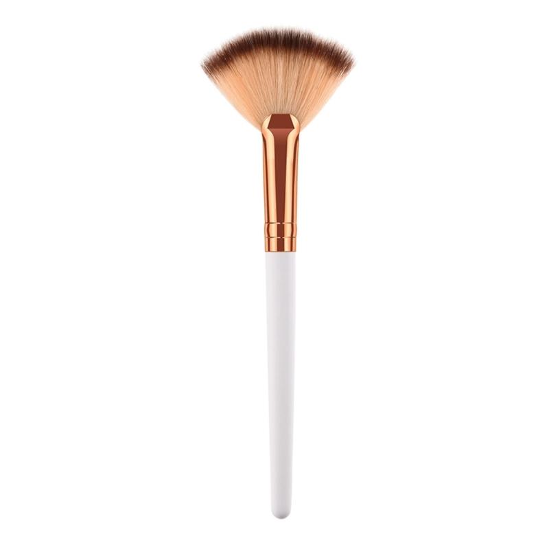 

Elegant Fan Cosmetic Brush For Detailed Makeup Application Everyday Makeup Essential Full Coverage Concealer Brush 1