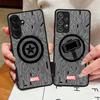 Phone Cover Case for Samsung Galaxy A52S A72 A73 A33 A16 A15 A56 A55 A34 A36 A53 A14 A23 A35 A17 A52 A54 Marvel Hero Logo