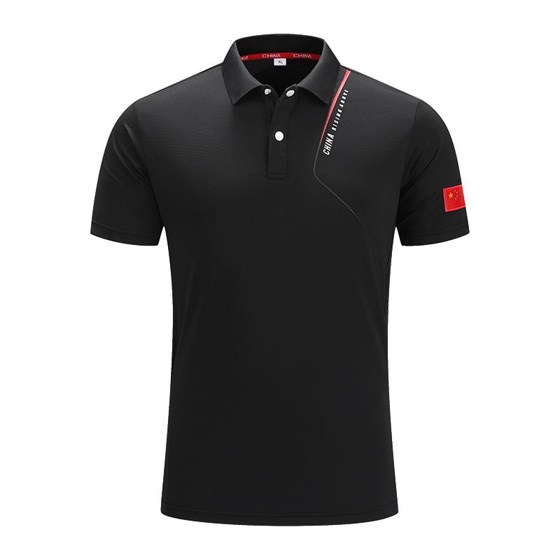 Men s Quick Dry Polo Shirt - Summer Short Sleeve Casual Sport Lapel Child 130